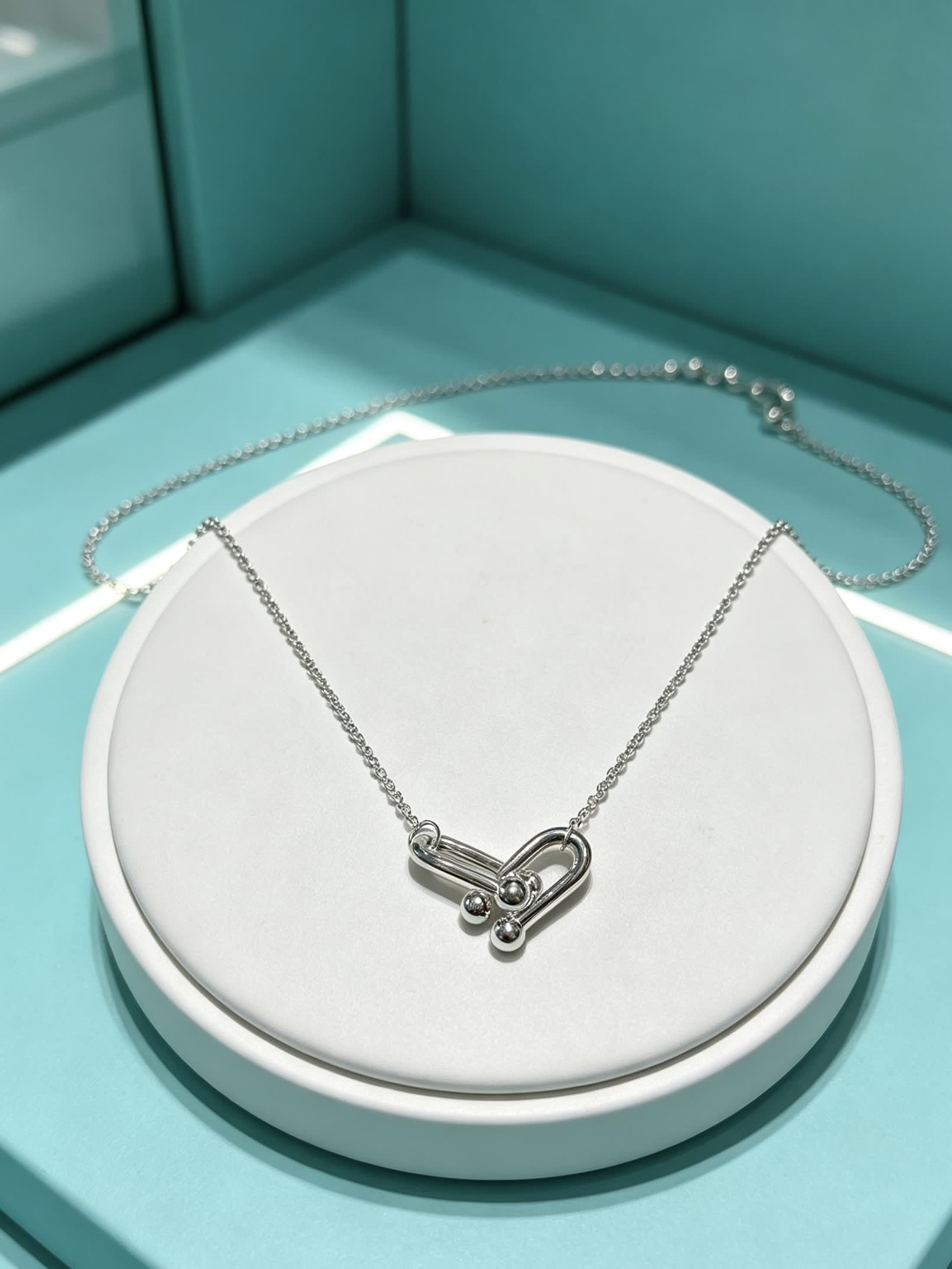 Tiffany & Co. Elsa Peretti® Silver Heart Tag Necklace